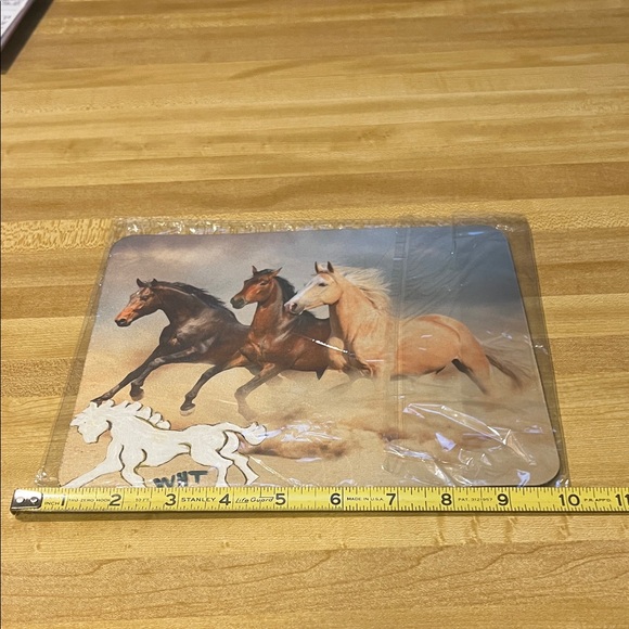 # 0724 + Horse Print Mouse Pad & WHT - Picture 3 of 4